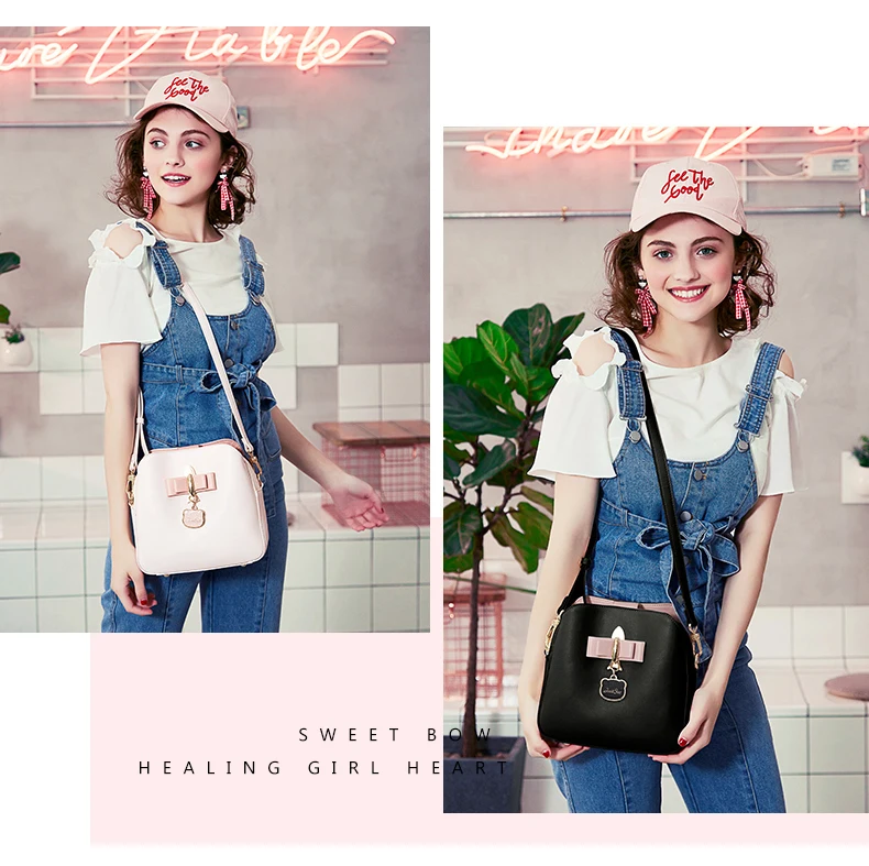 Just star women leather shoulder bag 4
