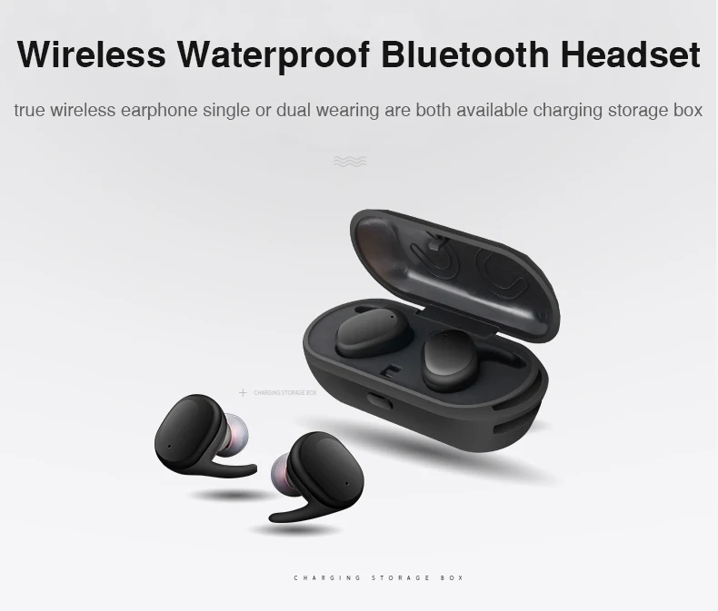 TWS Bluetooth 5.0 Earphones in-Ear Wireless Earbuds Stereo Bass Sound Noise Cancellation mini Wireless Bluetooth Earphone (1)