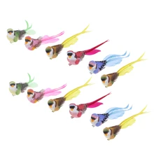 12 шт. искусственная птица пена Magpie красочные Пернатые птицы поддельные моделирование украшения для дома и сада домашний декор