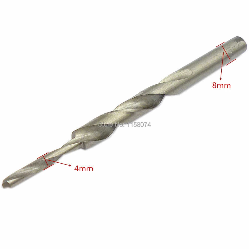 Woodworking Drill Bit 8mm-4mm 9mm-5mm 10mm-6mm Replacement Twist Step Drill Bit Tool for Manual-Pocket Hole System