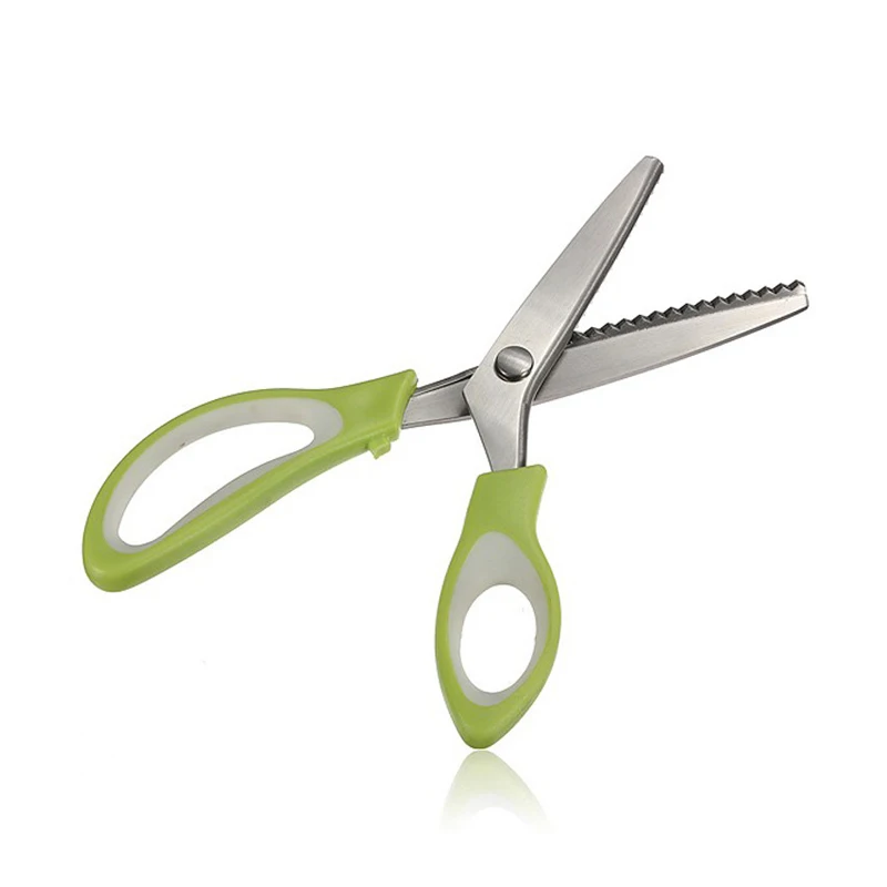 

Zig Zag Sewing Cut Professional Dressmaking Pinking Shears Scissors 5 mm Fabric Decorative Edge Sewing Scissors Clipper
