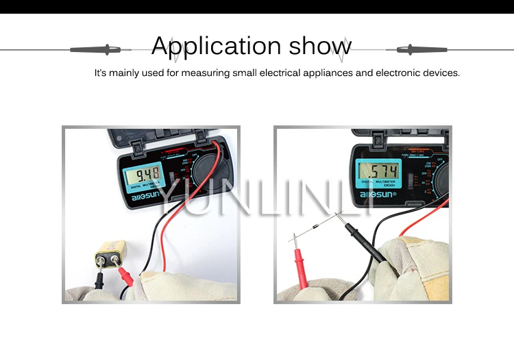 Autorange цифровой мультиметр Батарея индикация перегрузки мультиметр автомобильные тестер