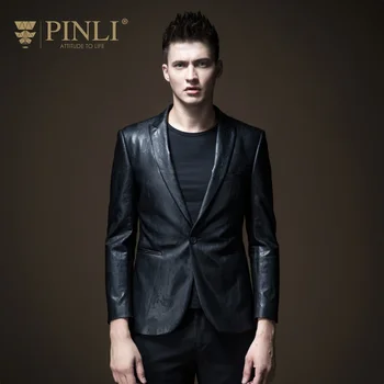 

2019 Blazer Hombre Real Mens Blazer Pinli Pin Li New Autumn Men's Suit, Skin Western Style Pure Colored Suit Coat B183306484
