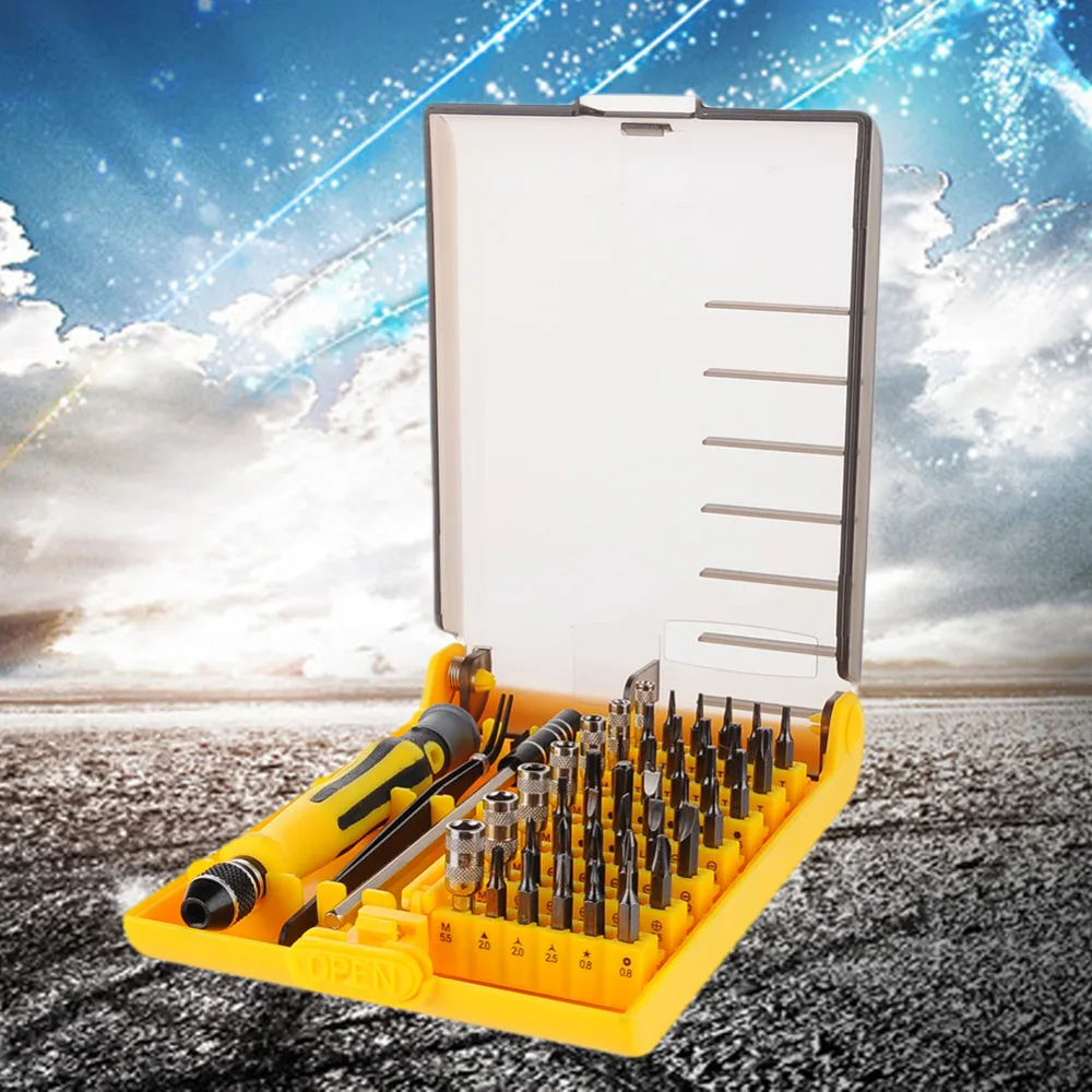 

Professional Multi-function 45 in 1 Screwdriver Kit Repair Tools f0r Iphone Samsung Smartphones repair screwdriver kits