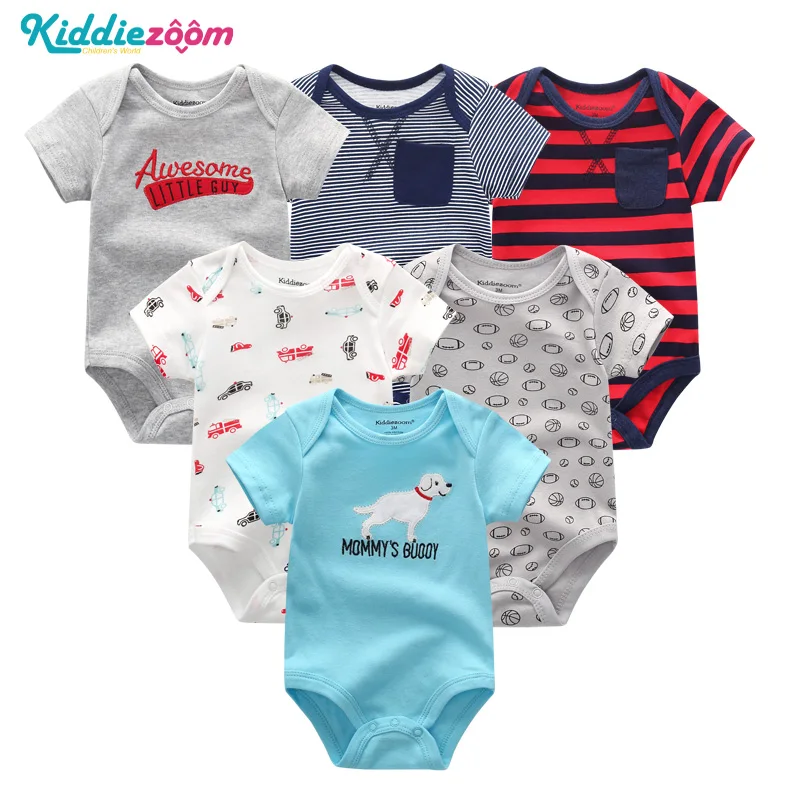 Newborn Baby Rompers Boys/Girls Playsuits Clothes 100%Cotton Striped Cute Jumpsuit Infant Girl Body Romper Clothing for 0-1Year - Цвет: 6030 baby rompers