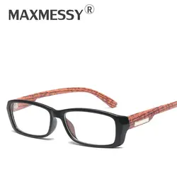 MAXMESSY Для мужчин Анти-усталость оптическая компьютерных игр очки ретро Для женщин Анти Blue Ray Оправы для очков прозрачные линзы очки F046