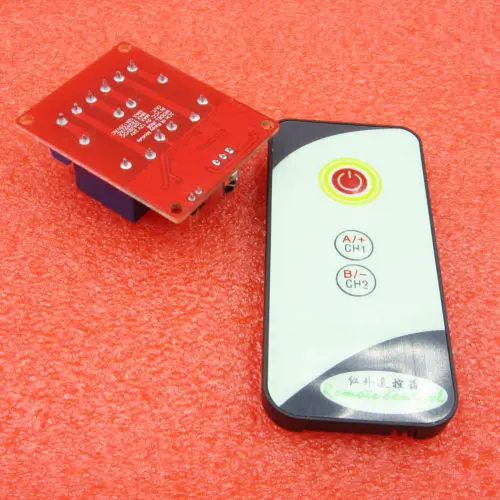 Controll Switch Relay Module Board Two Channel 2CH 12V IR Infrared Remote