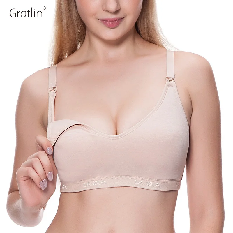 Women's Cotton Wireless Non Padded Full Cup Breastfeeding Nursing