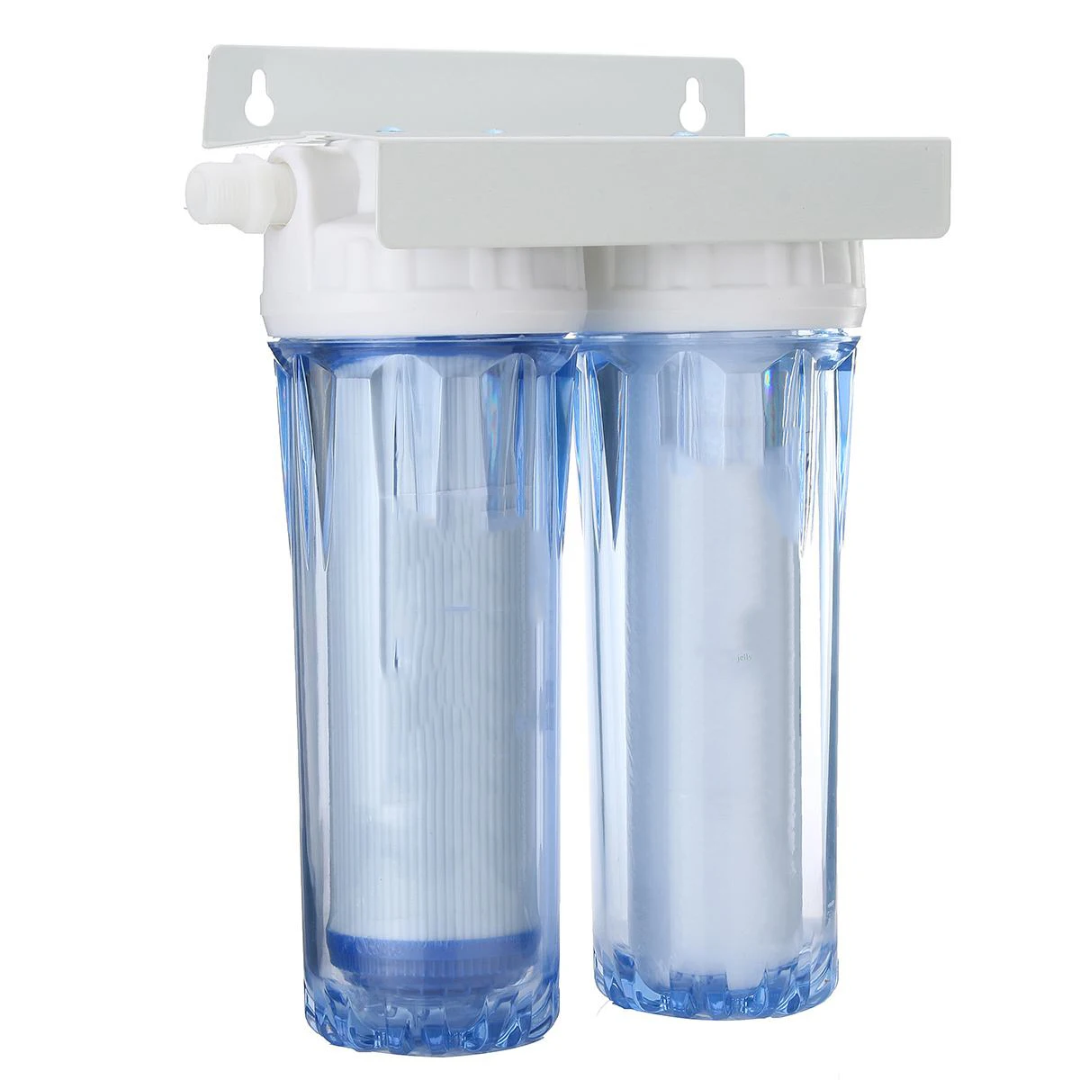 

10" Dual Dual Reverse Osmosis Faucet Tap Water Filter Health Purifier Cartridge Home Kitchen