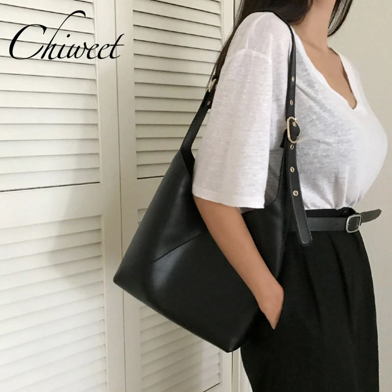 minimalist leather bag