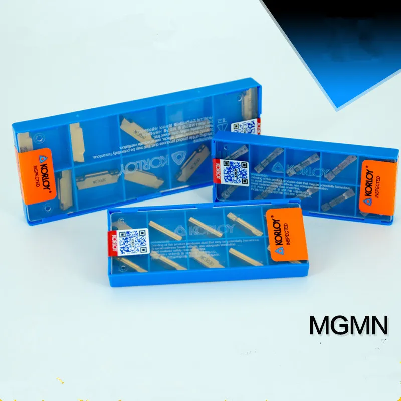 10PCS KORLOY MGMN300 M NC3030 CNC Carbide Insert grooving carbide