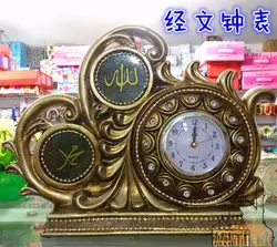 Характеристики Синьцзян керамические часы с бриллиантами Коран домашнего интерьера мусульманские Халяль ресторан декоративный часы