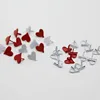 50pcs 11*8mm Red/White Lovely Heart Metal Brads DIY Crafts Album Paper Scrapbooking Embellishment Fastener Frame Decoration ► Photo 3/6
