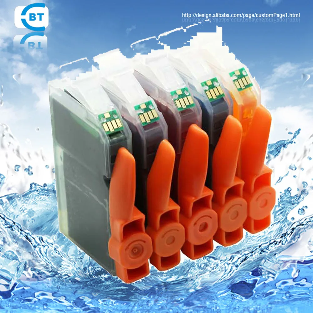 5 шт. совместимый картридж PGI5BK/CLI8 для ip4200/ip5200/ip5200r/IP6600/MP800/ iP4200/PIXUS iP7500/PIXUS MP830/PIXUS