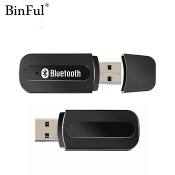 

BinFul Newest USB Wireless Bluetooth adapter Music Stereo Receiver Adapter AMP Dongle Audio home speaker 3.5mm cable