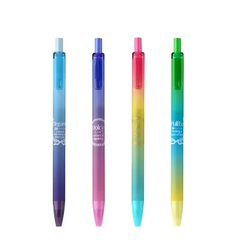 

6 pcs Aurora sky gel pens Elegante Dolce body 0.5mm Black ink pen Stationery Office accessories School supplies Canetas FB761