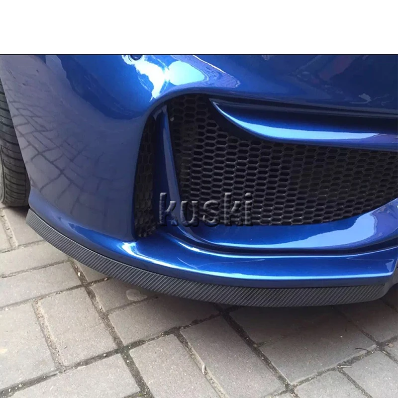 Overe 1 набор авто передний подбородок спойлер Углеродные наклейки для Renault Megane 3 Duster
