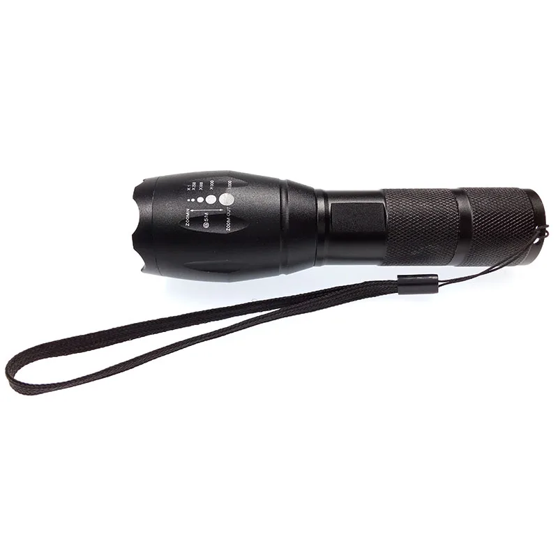 Waterproof aluminum alloy powerful adjustable 10w 3800LM cree xm l2 led flashlight 18650 AAA zoomable torch