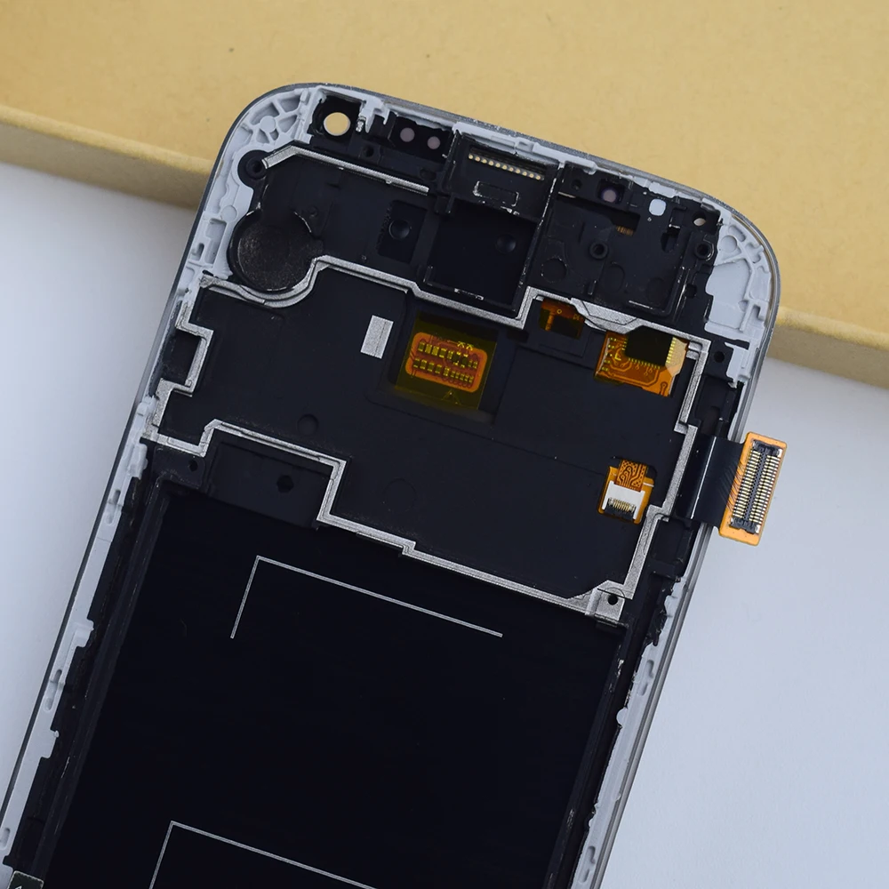 ЖК дисплей для Samsung Galaxy S4 i9500 сенсорный экран Сенсорная панель в сборе рамка i9505 i337