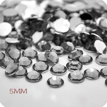 

5mm 10000pcs grey FlatBack Resin Drill Rhinestones DIY MobilePhone Nail Art Stick 00405022