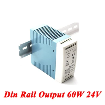 

MDR-60 Din Rail Power Supply 60W 24V 2.5A,Switching Power Supply AC 110v/220v Transformer To DC 24v,ac dc converter