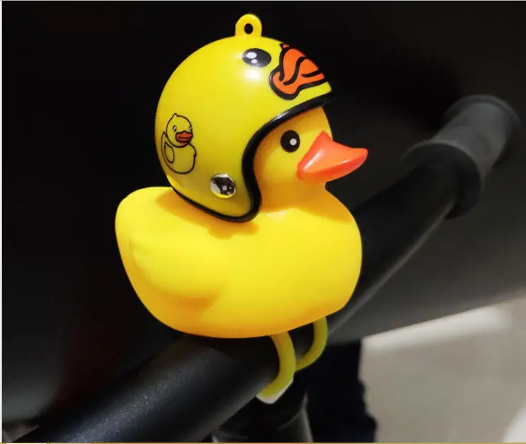 

Bicycle Bell Broken Wind Duck Mtb Road Bike Moto Riding Light Cycling Small Yellow Duck Helmet