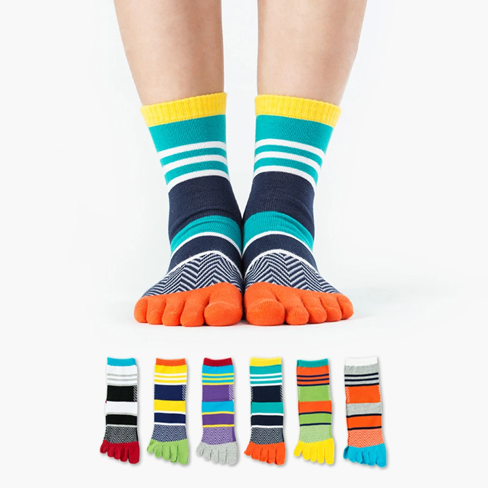 3 пары мужские хлопковые Дышащие носки с пальцами|men socks|five toe socktoe socks |
