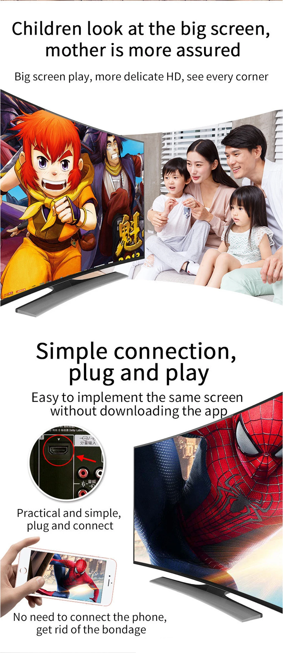 G6 Google Chromecast tv Stick беспроводной дисплей программный ключ HDMI Miracast для IOS Android 2,4G Wifi ТВ дисплей стандарты Chromecast