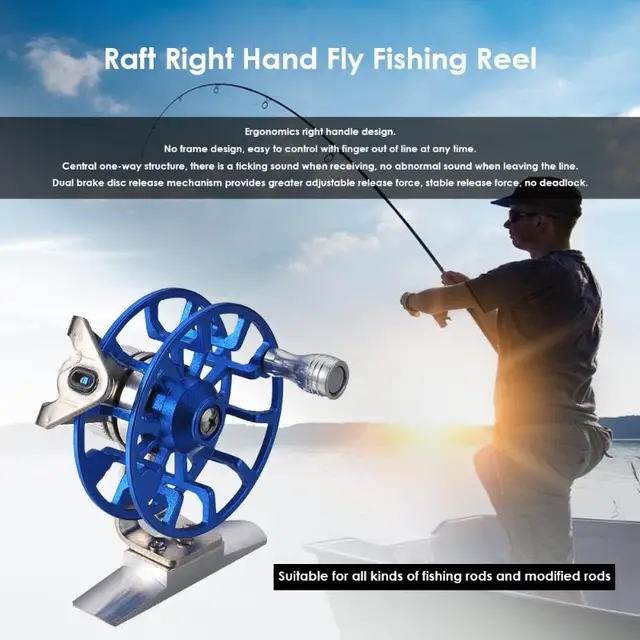 Cheap Full Metal Raft Fishing Right Hand Fly Fishing Reel Ice Smooth Rock Wheel Hollow design Ultralight For Rod Fishing Accessories Cheap Full Metal Raft Fishing Right Hand Fly Fishing Reel Ice Smooth Rock Wheel Hollow design Ultralight For Rod Fishing Accessories