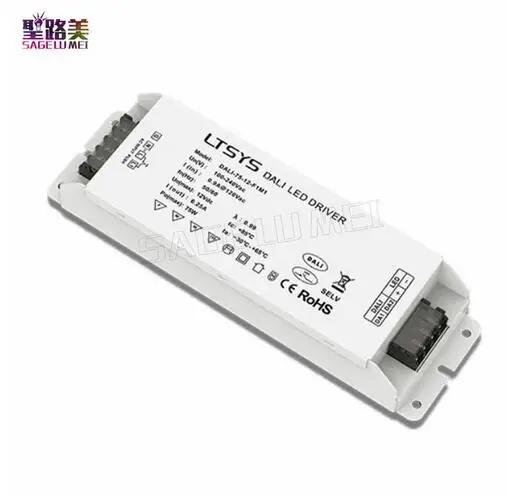 

LTECH DALI-75-12-F1M1 CV DALI Dimming Driver AC100-240V input 12V 6.2A 72W output push dim Free shipping