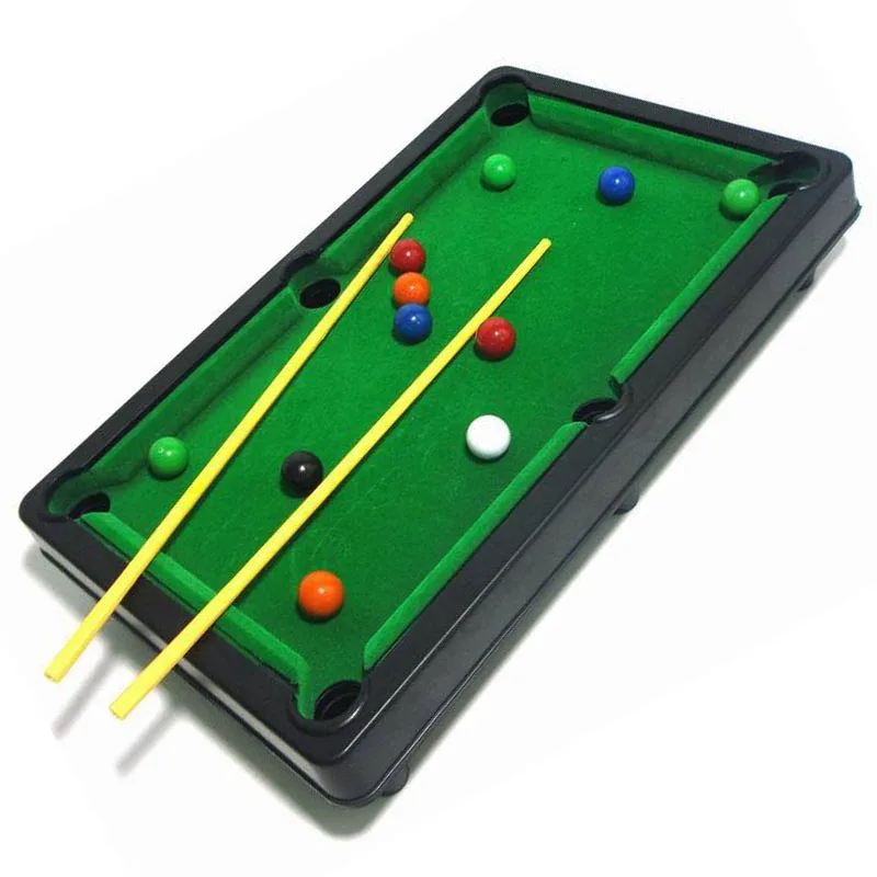 

New Children Mini Billiards Games Plastic Small 6 in 1 Functional Household Billiards Table games for kids