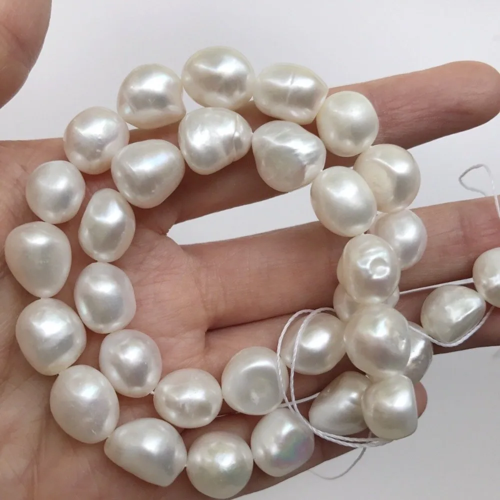 8PE01950 Freshwater pearl Necklace ,10 11mm baroque Pearl Necklace,DIY