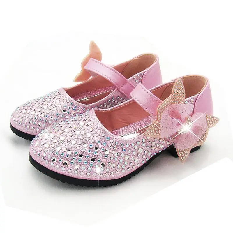 Новые детские сандалии принцессы, детская одежда, свадебные туфли для девочек, вечерние туфли для девочек