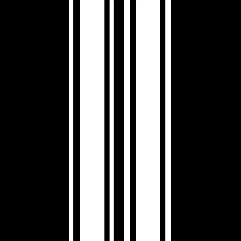 2pcs 183x8cm DIY Car Body Hood Vinyl Racing Stripe Pinstripe Sticker Decal