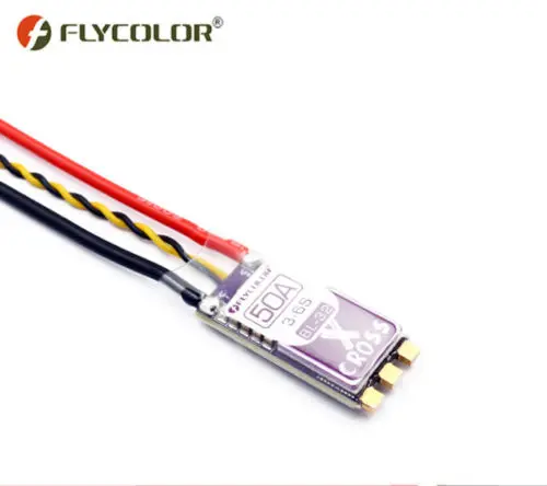 

Flycolor X-Cross Blheli_32 50A 3-6S ARM 32bit DSHOT1200 Brushless ESC for RC Racer FPV Racing Multicopter Quadcopter Parts