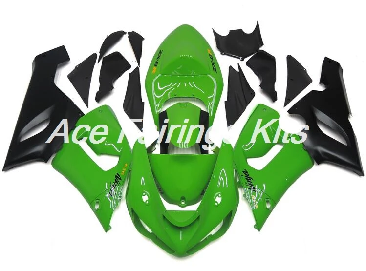 

New Abs motorcycle Fairings Kit Fit for kawasaki Ninja ZX6R 636 2005 2006 05 06 6R ZX-6R Bodywork set Green black matte