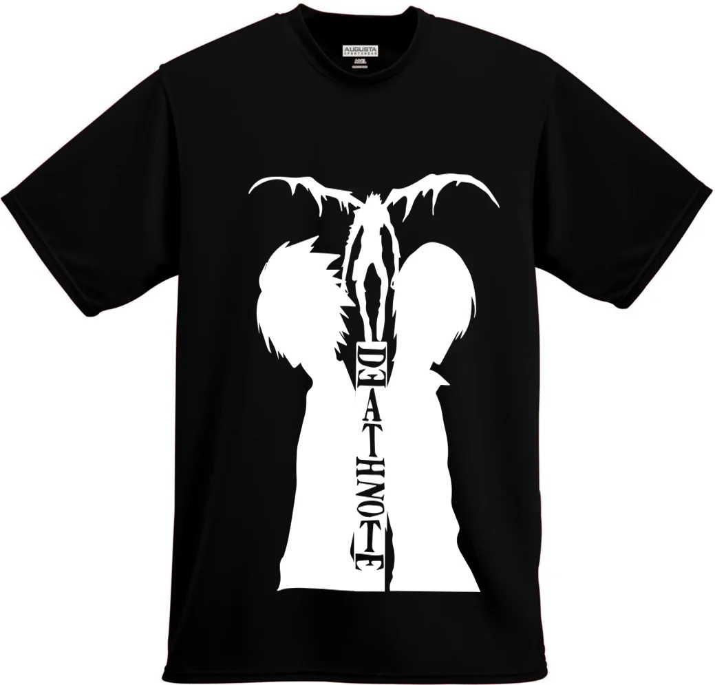 Модная короткая креативная Футболка с принтом героев аниме Death Note футболка