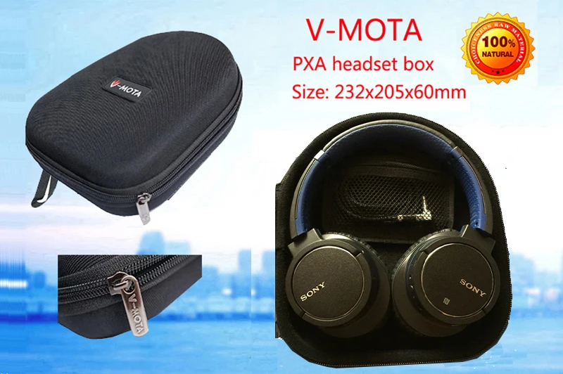 V MOTA PXA headphone Carry case boxs for SONY MDR XB900 MDR XB910 MDR XB920 MDR XB600 MDR XB650BT MDR XB620 NWZ WH50 headset