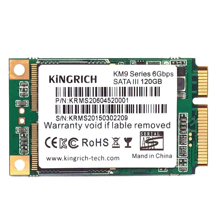 Высокая Скорость kingrich MSATA 128 ГБ мини SATA 120 жесткий диск твердотельный накопитель
