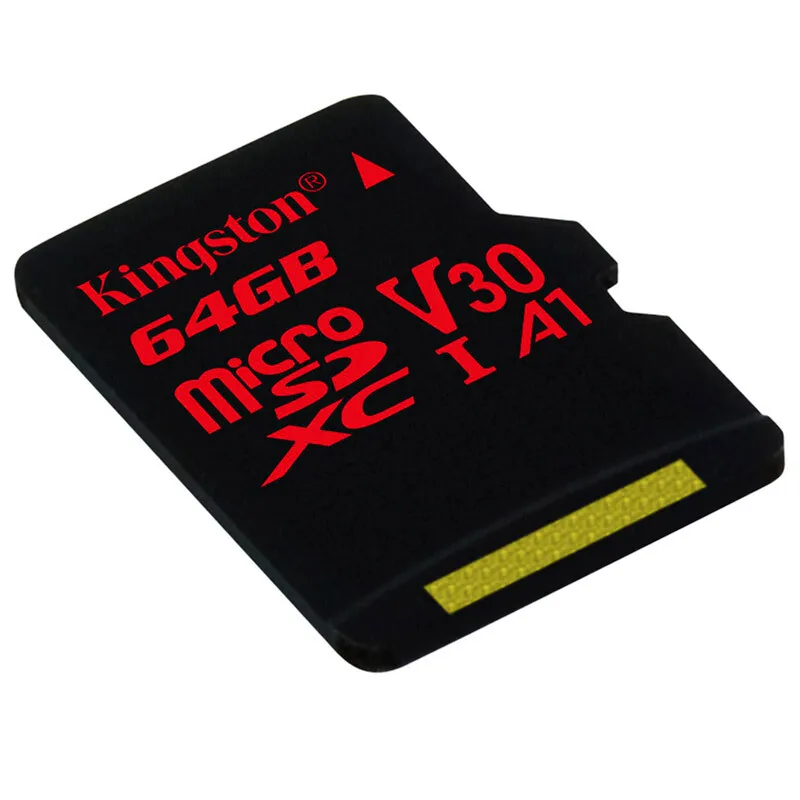 Kingston Micro SD карта 32 Гб 64 Гб 128 Гб карта памяти TF microSD красный HD 4K Экшн-камера карты памяти для Дрон для GoPro смартфон