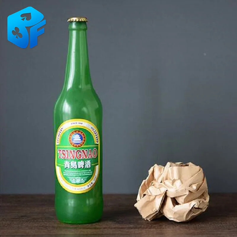 Buy Vanishing Beer Bottle (Green) Illusions Gimmick Street magic props Toys