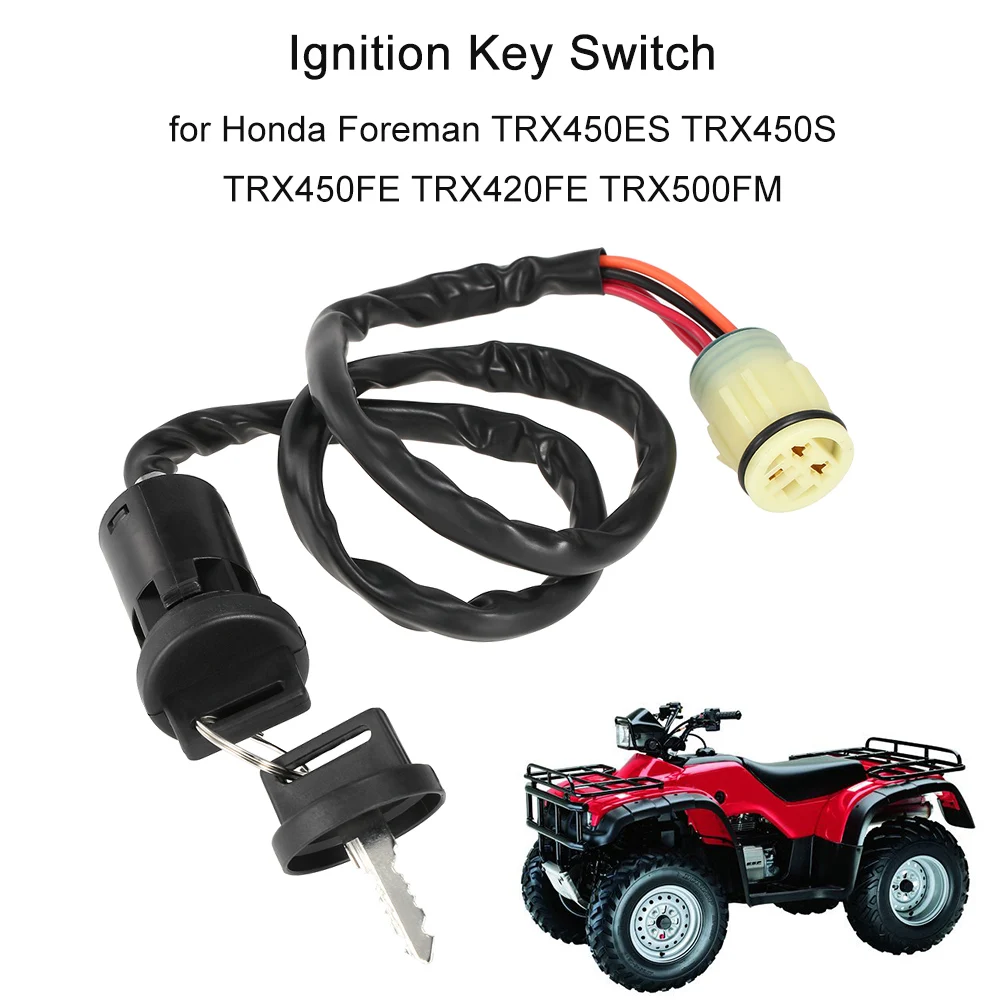 Переключатель ключа зажигания для Honda Foreman TRX450ES TRX450S TRX450FE TRX420FE TRX500FM | Автомобили и