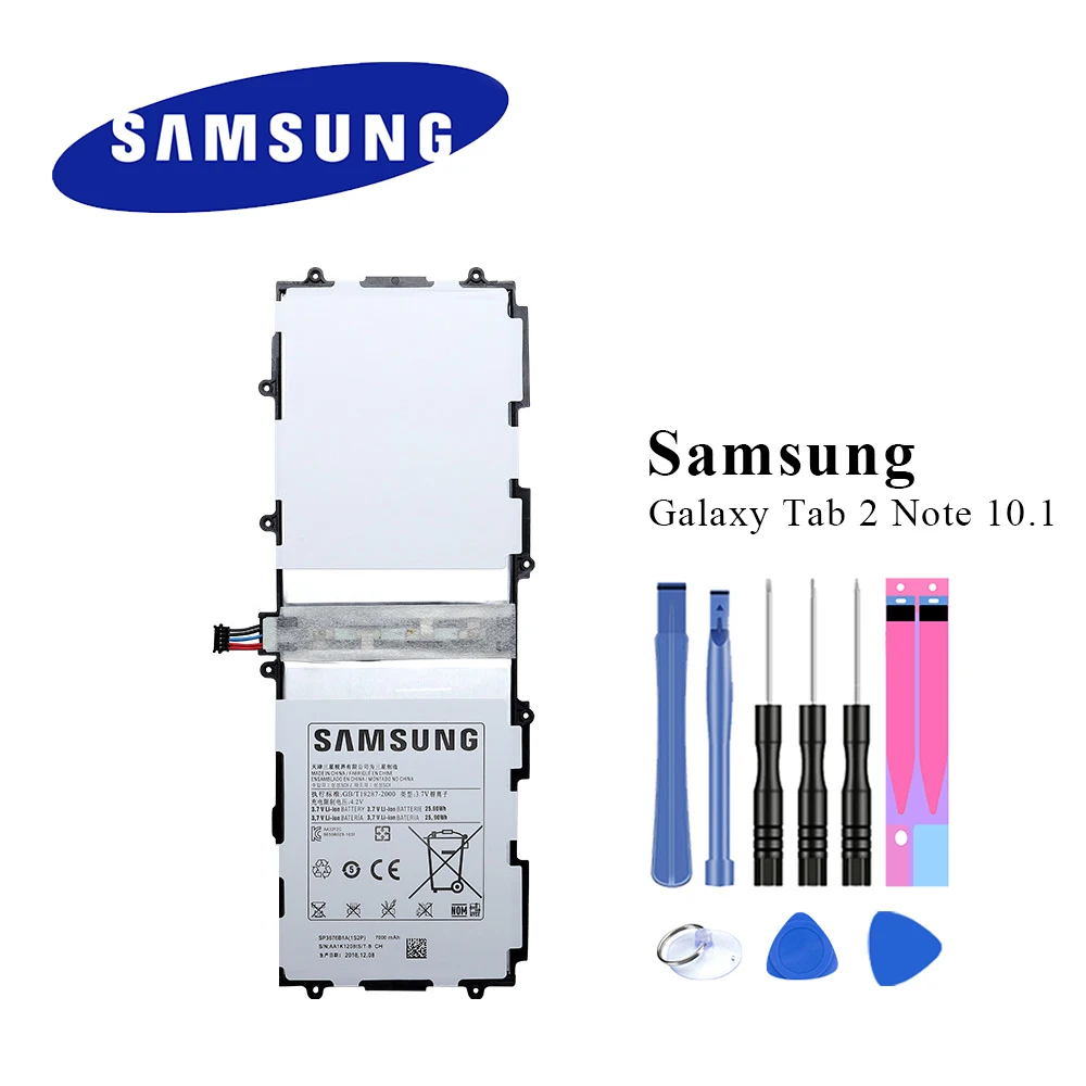 samsung планшет Батарея SP3676B1A для samsung Galaxy Tab 2 Note 10,1 N8000 N8010 N8013 N8020 P7510 P7500 P5100 7000 мА-ч