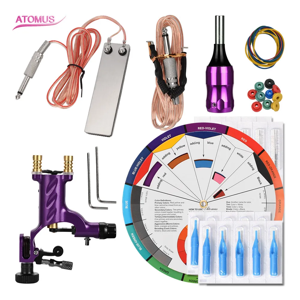 

Rotary Tattoo Machine Kit Beginner Tatu Pen Tatoo Supplies Kits Maquinas Tatuar Rotativas Tattoo Machine Pen Set Insumos Para