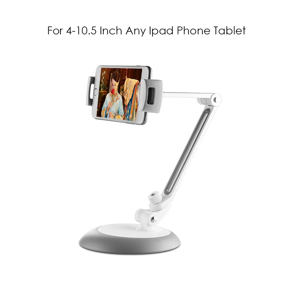 

Adjustable Metal Strong Bracket Sucker Stand For IPad Pro Mini 4-10.5 Inch 360 Degree Desktop For IPhone XR Sangsung Table Mount