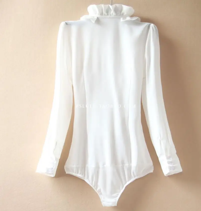 2020 new fashion ruffled chiffon blouse women long