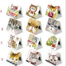 6 шт./упак. 2 комплекта кавайный мультипликационный котик Закладка на магните металлическая Закладка для книг маркеры для книг Segnalibro Marcapaginas канцелярские принадлежности