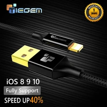 TIEGEM Fast charging Charger USB Cable For iphone 5 6 plus i6 i5 iphone 5 5s 7 for ipad air2 Mobile Phone Cables 1M 2M 3M wire