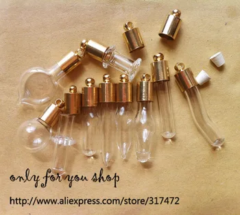 

Gold take special holiday wish bottle pendant bottle sand memory
