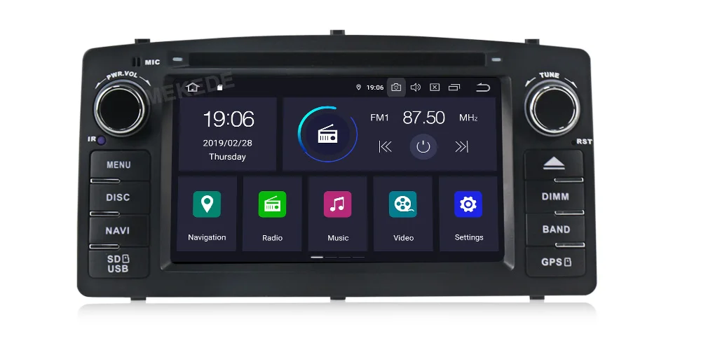 Top MEKEDE DSP Chip IPS Screen Android 9.0 Car DVD Multimedia Player for Toyota Corolla E120 BYD F3 with wifi BT Stereo Radio GPS 8 Top MEKEDE DSP Chip IPS Screen Android 9.0 Car DVD Multimedia Player for Toyota Corolla E120 BYD F3 with wifi BT Stereo Radio GPS 8